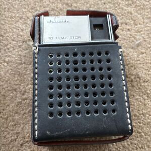 Juliette 10 Transistor Radio Model APR-210.211 In Leather Case